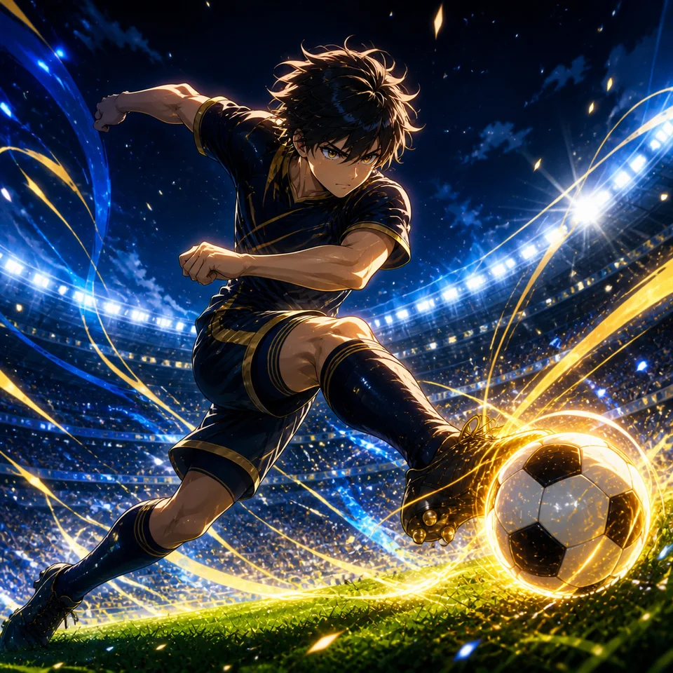 Tournament Opening Poster football prompt example